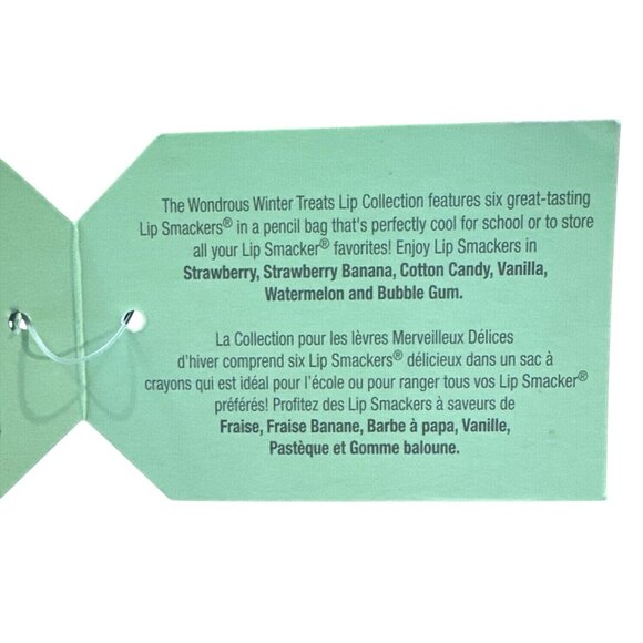 Vintage Bonne Bell Lip Smacker Wondrous Winter Lip Balm Set 6 Flavors w/Zip Pouc - Picture 5 of 7